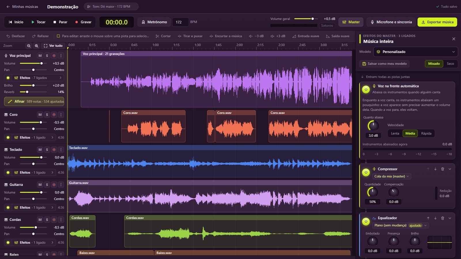 Master do Vozz Studio